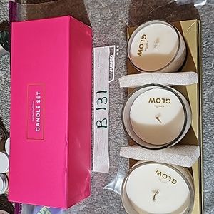 CANDLE SET VANILLA SCENT